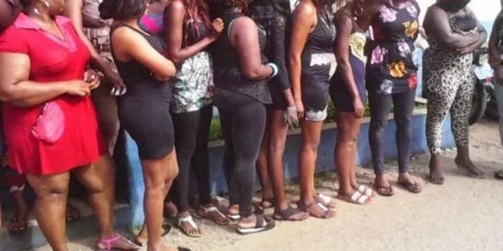 Over 50 commercial sex workers arrested in Koforidua